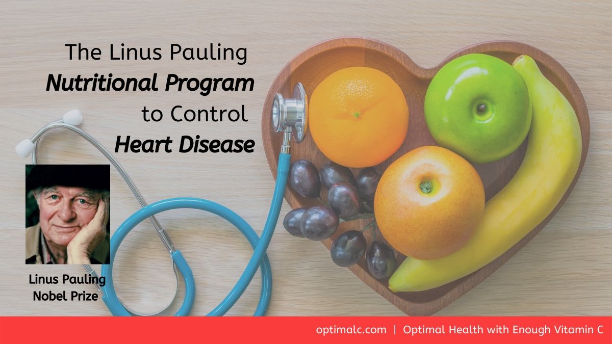 The Linus Pauling therapy to control heart disease is a nutritional treatment for cardiovascular disease... using only vitamin C and the amino acid lysine.