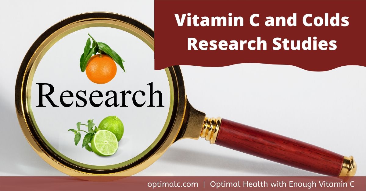 Vitamin C Common Cold Research Studies