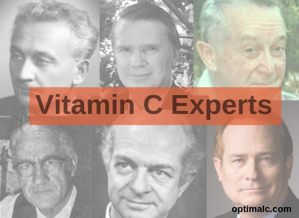 Vitamin c information experts include Nobel Laurates, Scientists and Doctors who have used vitamin C to heal chronic diseases, stop infections and delay aging.