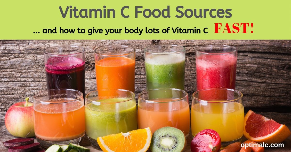 Juices high in vitamin c clearance