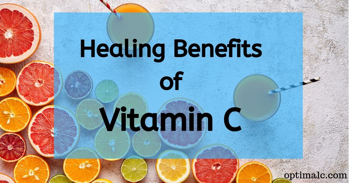 The benefits of vitamin C include heal and prevent cancer.. control heart disease... fight infectious diseases... and protect the body from toxins and poisons