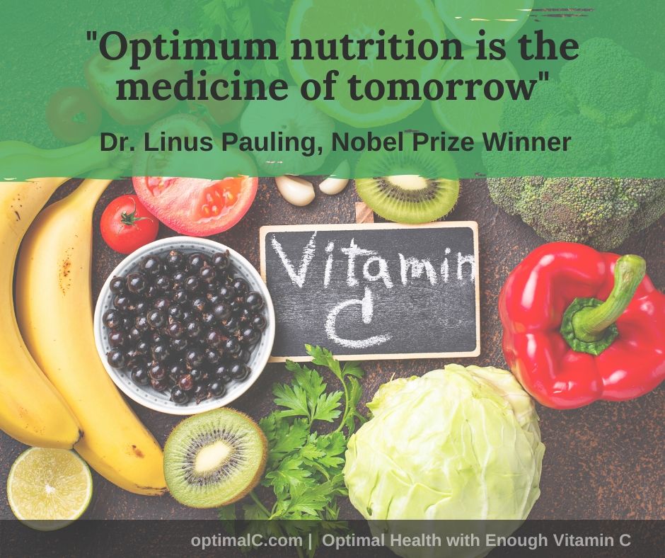 Linus Pauling quotes: Optimum nutrition is the medicine of tomorrow.