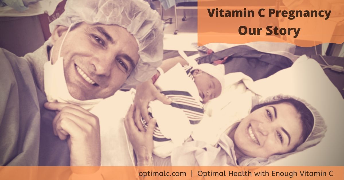 Our last pregnancy was a vitamin C pregnancy. Here you can find our story and how enough vitamin C helped mom and bay before, during and after pregnancy.